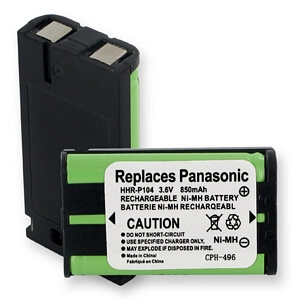 PANASONIC HHR-P104 NiMH 850mAh