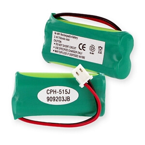 2xAAA NiMH 750mAh/J CONNECTOR #CPH-515J for sale