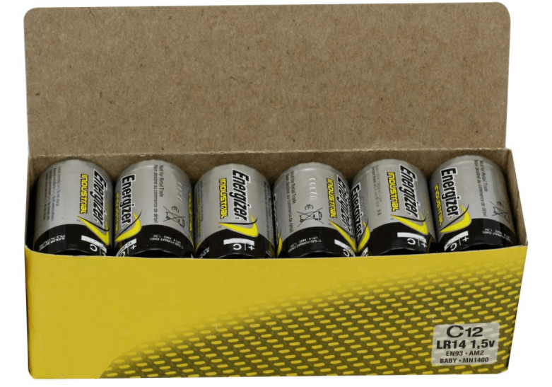 EN93 Energizer Industrial Alkaline C Battery FREE shipping in bulk