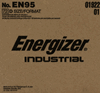 72pk Energizer Industrial D EN95 Batteries
