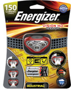 Energizer Headlamp 150 Lumens - HDBIN32E Energizer Headlamp 150 Lumens - HDBIN32E