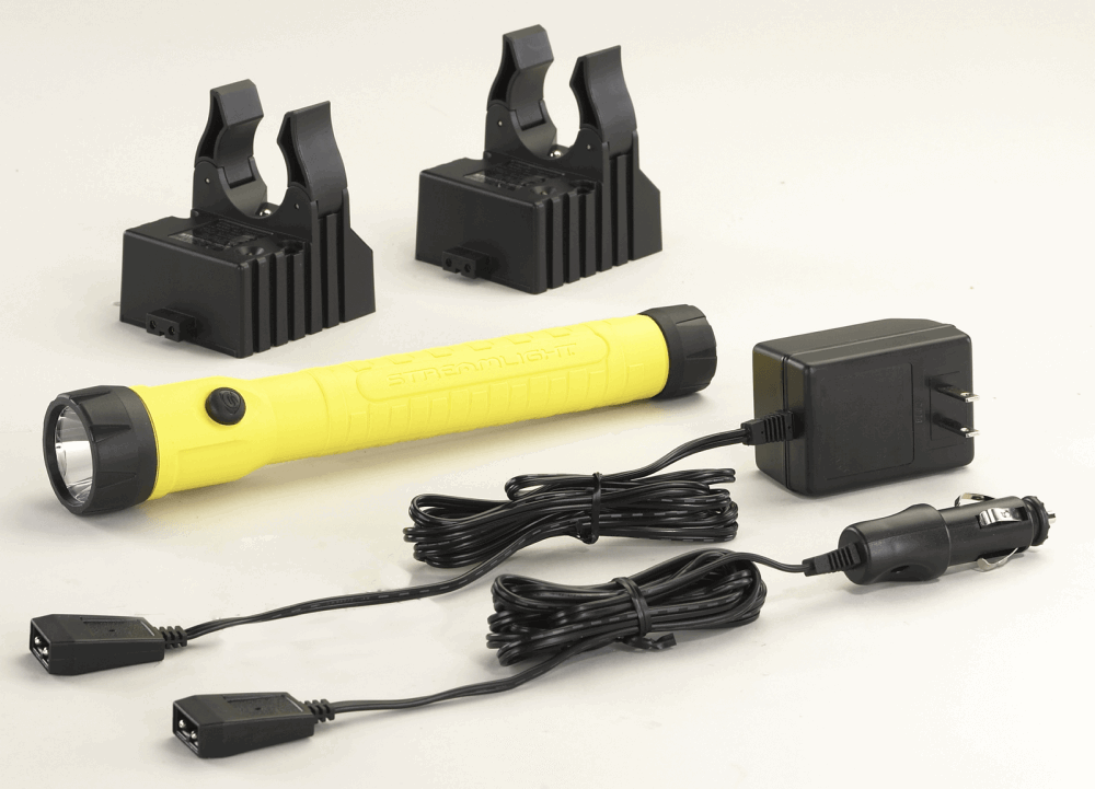 streamlight polystinger flashlight LED HAZ-LO optimized electronics provides regulated intensity C4 LED Technology. Streamlight 76162 PolyStinger LED Flashlight