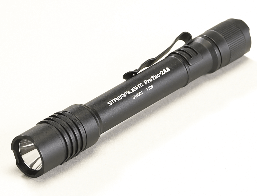 Streamlight ProTac 2AA White LED with Alkaline Batteries and Holster - Black 88033 #080926-88033-7 for sale