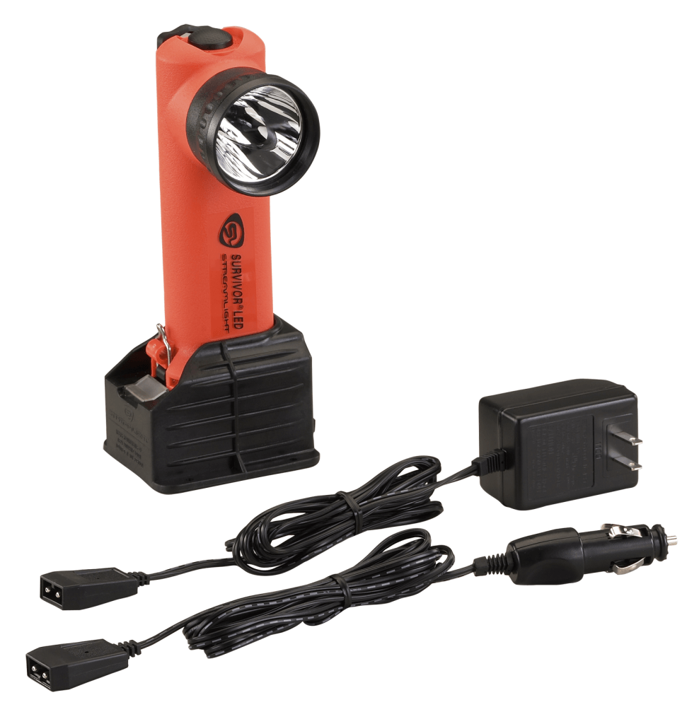 Streamlight Survivor with Charger and Holder - Orange 90503 #080926-90503-0 for sale