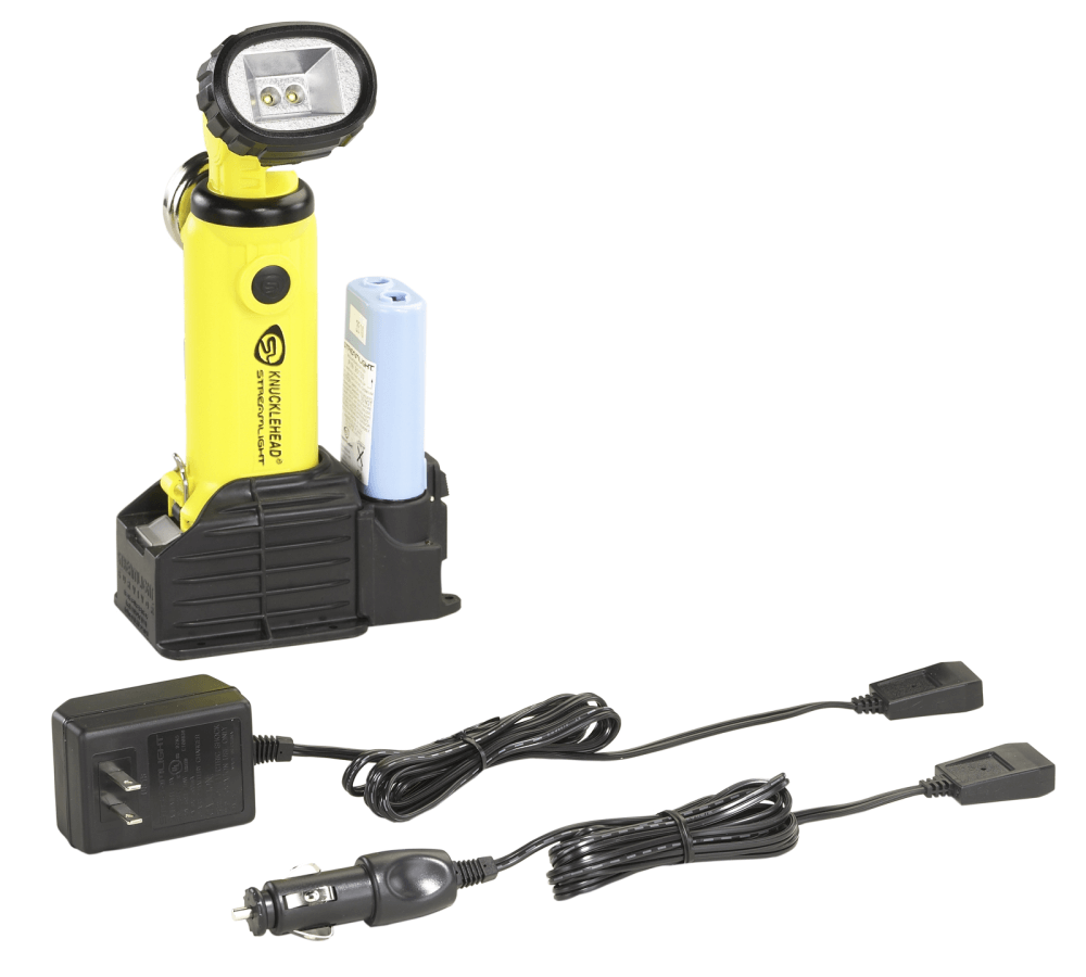 Streamlight Knucklehead with 120V PIggyBack Charger - Yellow 90633 Streamlight Knucklehead 90633