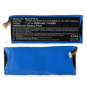 CRESTRON TPMC-8X LI-ION 2000 mAh