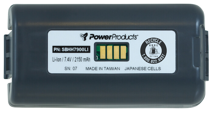 BATTERY FOR HHP DOLPHIN 7900 - 7.4V / 2300 mAh / 17.0 Wh / Li-Ion #SBHH7900LI for sale