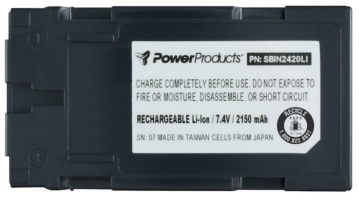 BATTERY FOR INTERMEC 2420 - 7.4V / 2300 mAh / 17.0 Wh / Li-Ion #SBIN2420LI for sale