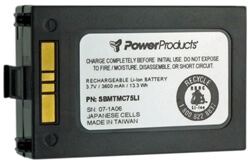 BATTERY FOR MOTOROLA MC75 - 3.7V / 3600 mAh / 13.3 Wh / Li-Ion #SBMTMC75LI for sale