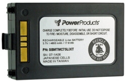 BATTERY FOR MOTOROLA MC75 - 3.7V / 4800 mAh / 17.8 Wh / Li-Ion #SBMTMC75LIXT for sale