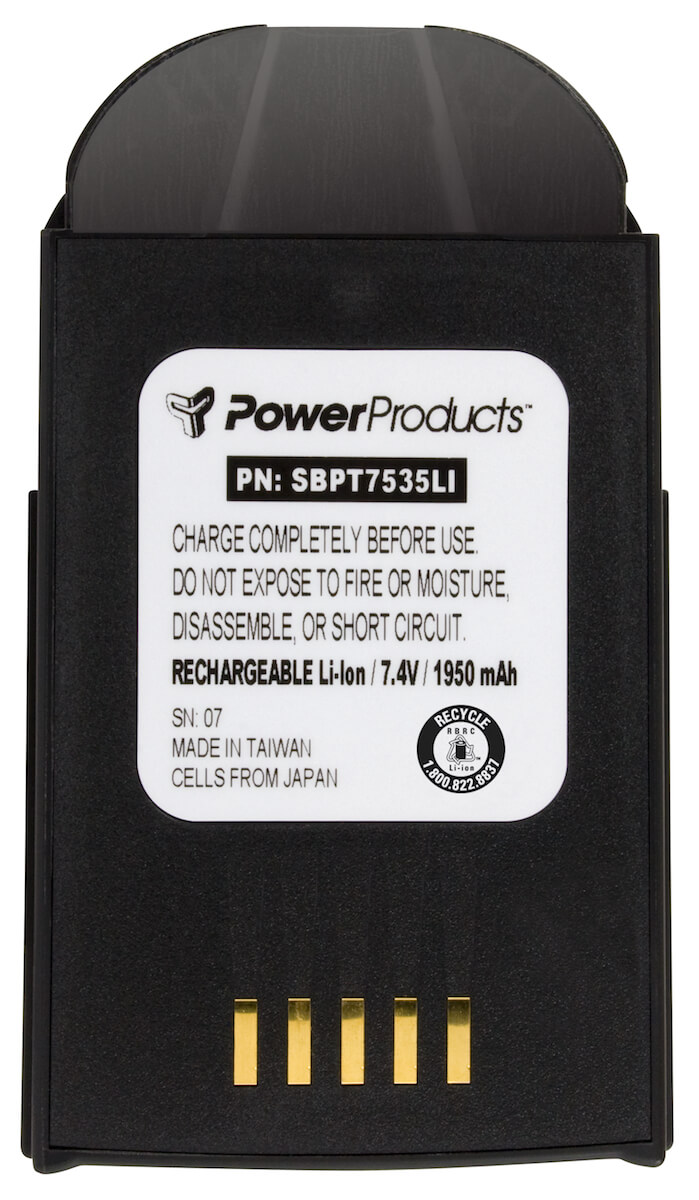 BATTERY FOR PSION / TEKLOGIX 7535 - 7.4V / 1950 mAh / 14.4 Wh / Li-Ion #SBPT7535LI for sale