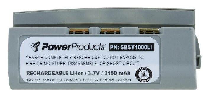 BATTERY FOR SYMBOL WSS1000 - 3.7V / 2300 mAh / 8.5 Wh / Li-Ion #SBSY1000LI for sale