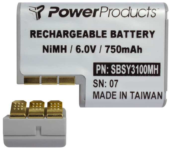 BATTERY FOR SYMBOL PDT3100 - 6.0V / 750 mAh / 4.5 Wh / NiMH #SBSY3100MH for sale