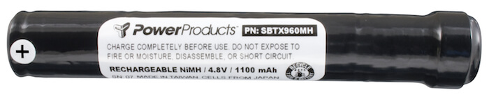 "BATTERY FOR TELXON PTC-960 - 4.8V / 900 mAh / 4.3 Wh / NiMH Also Fits: PTC-960DS. #SBTX960MH for sale"
