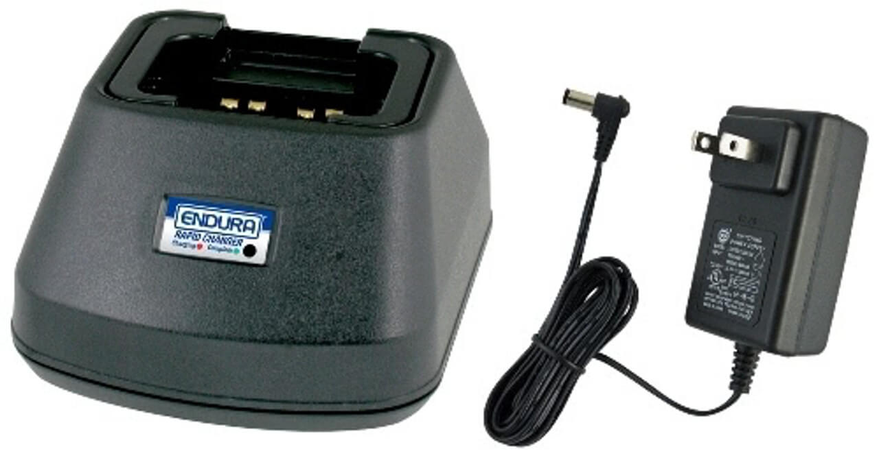 ENDURA SINGLE UNIT CHARGER FOR MOTOROLA XPR3300, XPR6100 (MOTOTRBO)Also Charges: Motorola APX4000, X