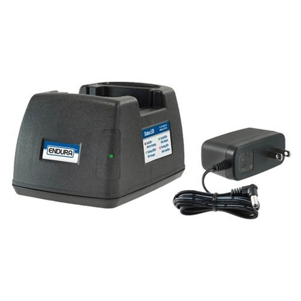 ENDURA SINGLE UNIT CHARGER FOR MOTOROLA CP110 / RDX Also Charges: RDU2020, RDU2023, RDU2080d, RDU4100, RDU4103d, more. For use