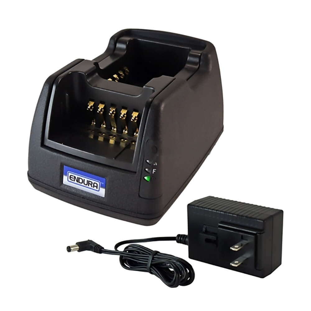 ENDURA DUAL UNIT RAPID CHARGER FOR ICOM IC-F3161 / IC-F4161Also Charges: IC-F14, IC-F15, IC-F24, IC-F24S, IC-F33GS, IC-F33GT, I