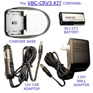 CRV3 CHARGER AND BATTERY