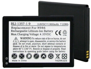 ZTE Li3823T43P3H735350 3.8V 1900mAh LI-ION BATTERY