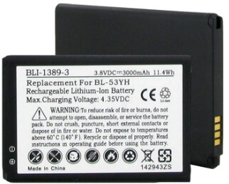 LG BL-53YH 3.8V 3000mAh LI-ION BATTERY