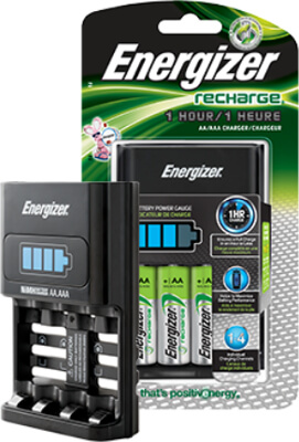 Energizer 1-Hour NiMH Charger 4 (CH1HRWB-4) | Battery