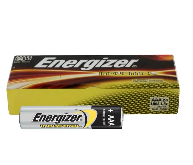 Get the BEST bulk rates on the AAA Energizer Industrial battery. EN92 AAA Energizer Industrial Battery