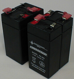 4V Baxter® FloGard® 6200 IV Pump SLA Replacement Batteries #MD5157 for sale