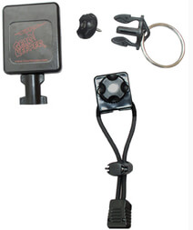 Gear Keeper Brass Snap Clip Flashlight Retractor