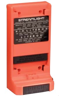 Streamlight 45071 Orange DC Direct Wire Mounting Rack for Litebox