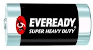 Eveready 1.5V Super Heavy Duty D Batteries #1250 for sale