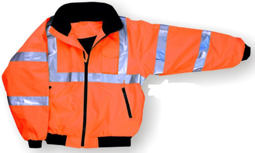 Majestic Class 3 Orange High-Visibility Bomber Jacket