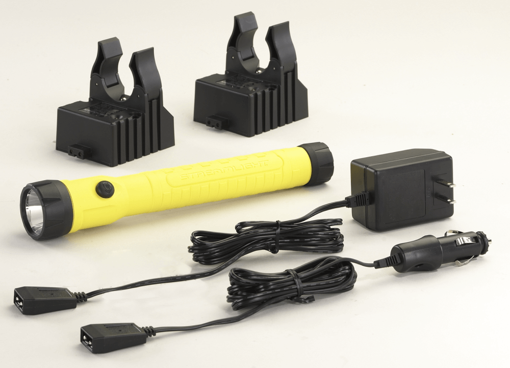 Streamlight PolyStinger LED with 120V - 2 Holders - Yellow 76163 #080926-76163-6 for sale online