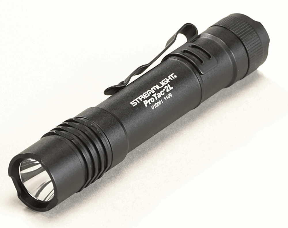 STREAMLIGHT PROTAC 2L WHITE LED WITH BATTERIES AND HOLSTER - BLACK 88031