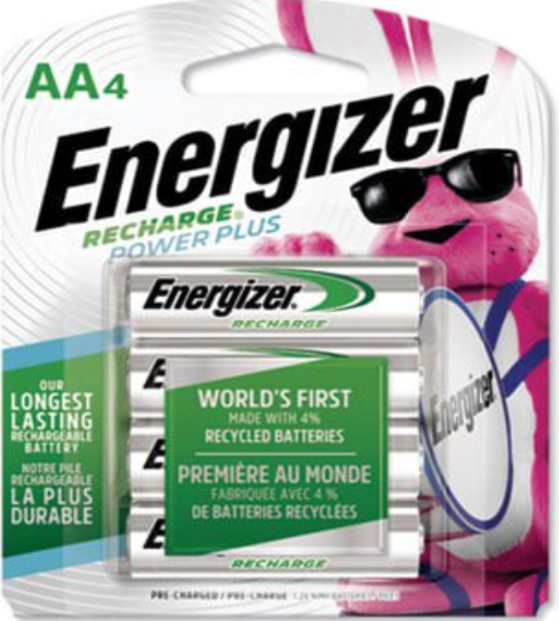 Energizer Rechargeable AA NIMH Batteries (4-pack) - NH15BP4